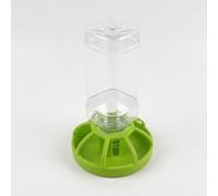 JISADER Automatic Chicken Feeder and Waterer for Small Birds, Quail Feeder for Cage and Backyard Chickens, Farm Feeding Dispenser, 480ml Capacity, Modern, Cage-mounted, Small