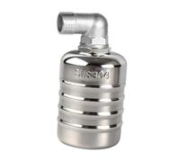 JISADER Automatic Water Level Control Float Valve, Easy to Install, Professional, Portable, High-end, Made of Stainless Steel, Side Inlet, 0.5 inch Interface