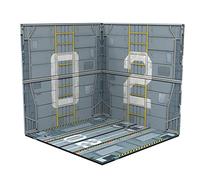 JISADER Background Display Case 1/12 Scale Car Scene Model Stereo Modified Garage Display Mini Parking Building Diorama Layout Thick Foam Sheet Material Suita, Style A