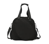 JISADER Bag, Tennis, Black | Water-Resistant Surface, Versatile , Changing Room Use, For Adult Leagues