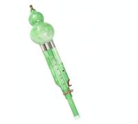 JISADER Beginner Bamboo Flute Wind Instrument Cucurbit Flute Seven Hole Drop Resistant Design Suitable for Music Education Cultural Events, Green Steel C Key