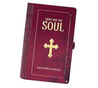 JISADER Bible Card Box Christian Bible Gift Prayer Card Storage Box for Thanksgiving Day