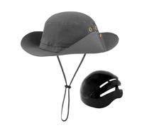 JISADER Bicycle Helmet Bike Helmet Surf Bucket Hat Adult Helmet for Adults Women Men Unisex, Grey