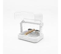 JISADER Bird Cage for Pet Travel, Parrot Cage, Metal Mesh, Compact Bird Home, For Animal Rescuers, style to 2