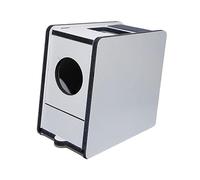 JISADER Bird Food Separator, Compact And Wooden Huller, Food Blowing Machine, White