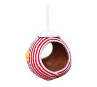 JISADER Bird Nest, Hammock, Sleeping Nest, Sturdy Habitat, Hanging Bed, Walnut Shell Bird Cage for Parakeet, Budgie,