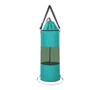 JISADER Boat Garbage Can Boat Trash Can with Hanger Boating Equipment Portable Reusable Outdoor Garbage Bag Washable Boat Trash Bag, blue