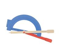 JISADER Braille Protractor, Educational Tool, Mathematical Geometry Tool, Ruler for School