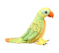 JISADER Budgerigar Toy Stuffed Animals Toy Small Bird Macaw Figure Decoration 19.69inchx10.24inch, Yellow
