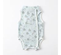 JISADER Cat Recovery Suit with Snap Closure, Neuter Suit for All Seasons, Post Surgery Cat Clothes for Anti Licking, Cat Surgery Suit, Dinosaur Pattern (Blue), Blue