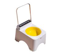 JISADER Cat Shell with An Increased Stand CAT FOOD DISH Snack Container Smart Pet Feeder for Interior Cats, PP Bowl