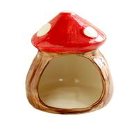 JISADER Ceramic House for Hamsters in The Shape of A Hamster, Habitat for Guinea Pigs, Chinchillas And Hedgehogs, L