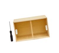 JISADER Chick Box, Wooden Hamster Cage, Decorative Accessories, Quail, Birds, Chicken Coop, Incubator, Breeding Nest for Garden And, 50cm