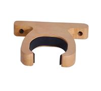 JISADER Chinese Hulusi Wall Holder Cucurbit Flute Display Rack Display Stand Baseball Rack for Household, light brown