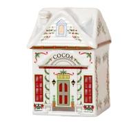 JISADER Christmas Spice House, Christmas Decoration, Portable And Reusable Spice Jar, Miniature Resin Ornament for The Holidays, Style F