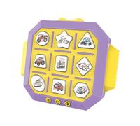 JISADER Craft Toe Game for on The Go, Puzzle Game Console, Birthday Gift, Educational Toy, Brain Teaser for Office Breaks, Teenagers, And, yellow