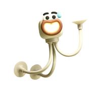 JISADER Dangling Form Funny Sportsman Night Montable Bending Night Lamp DIY Form for Office, White