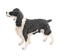 JISADER Dog Figurine Statue Simulation Dog Ornaments Puppy Standing Figurine Statue for Decorations, Springer Spaniel