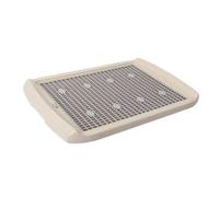 JISADER Dog Toilet, Pet Supplies, Net, Keeps Paws Dry, Non-slip, Anti-mat Holder, White, XL