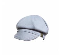 JISADER Doll Hat Newsboy Cap Lightweight Textile Apparel Fashion Accessory Versatile Fit Suitable for Dolls Collection Display Home Styling , Grey , 17.9-20.9cm