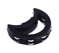 JISADER Dollhouse Hand Held Tambourine, Mini Decorative Hand Drum, Sturdy Party Supplies, Atmosphere Creating Accessories,