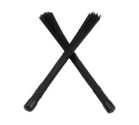 JISADER Drum Brushes for Percussion with Comfortable Handle for Various Applications, Black