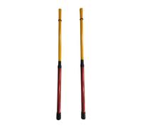 JISADER Drum Sticks Jazz Drum Sticks 40cm Length Drumsticks for Students Acoustic Performance, Red Yellow