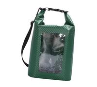 JISADER Dry Bag Waterproof Phone Pouch 5L Float Bag Roll Top Sack Waterproof Bag for Camping Sailing Fishing Boating Swimming, Green