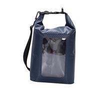 JISADER Dry Bag Waterproof Phone Pouch 5L Float Bag Roll Top Sack Waterproof Bag for Camping Sailing Fishing Boating Swimming, Dark Blue