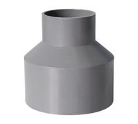 JISADER Duct Reducer Increaser Ducting Connector Professional Replacement Simple Installation Inline Adapter Dryer Vent Adapter, 11cmx6.3cm