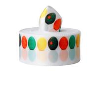 JISADER Easter Ribbon Polyester 3.8cm Wide Green Bunny Egg Designs, 5 Yards Decorative Textile Trim, Spring Holiday Wrapping, Easter Egg and Bunny Pattern, No Wire Edge, 6.3cm Width; 5 Yards/roll