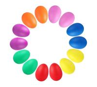 JISADER Egg-shaped Maraca Set, Percussion Instruments, Sound Tools for The Classroom, Egg-shaped Musical Maracas for Children And, 14pc