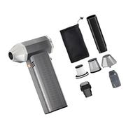 JISADER Electric Air Duster fan Compact Portable Handheld Practical Air Blower Jet Dry Blower for Desk Windowsill Home Cleaning