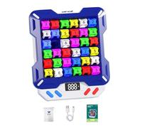 JISADER Electronic Sudoku Game, Intelligent Math Puzzle Toy, Teaser Puzzle with Light Function, Smart Game for Children, Gift R, Blue