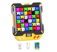 JISADER Electronic Sudoku Game, Intelligent Math Puzzle Toy, Teaser Puzzle with Light Function, Smart Game for Children, Gift R, Black