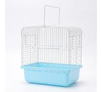 JISADER Extra Large Hamster Cage Villa, Two-Tier Syrian Hamster Home with Iron Wire and Base, Four Seasons Golden Hamster Enclosure for Small Animals, Blue, Blue