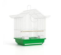 JISADER Ey Install Cage Accessories Avian Cage, 30x22x38cm Breeder Cage for Budgies and Finches, Design for Housing and Nesting, ivory, ivory