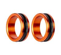 JISADER Fishing Line Protector, Hand And Finger Protector, Line Puller, Winding Aid, Non-Slip Handle, 2 Pieces Orange