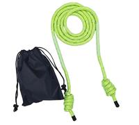 JISADER Fitness Training Rope Handleless Progressive Exercise Rope Enhanced Muscle Timing Training Mobility Suitable for Outdoor, Fluorescent Green, 12MM