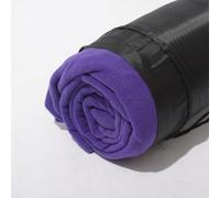JISADER Fleece Sleeping Bag Liner Lightweight, Double-Sided Warm Camping Liner, for Hostels and Outdoors, Purple