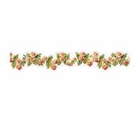 JISADER Floral Embroidery Decorative Tape, Pink Sweet Glaze