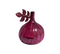 JISADER Flower Vase, Flower Pot, Empty Diffuser Bottle, Decorative Fruit Vase for The Desk, Multi, Fig 10.5x7cm