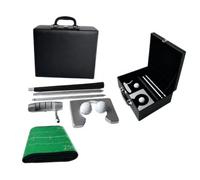 JISADER Foldable Putting Mat, Non-Slip Putting Mat, Portable Indoor Putting Green with Putter, Improve Accuracy and Skill