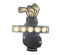 JISADER Golf Ball Display, Storage Holder, Wall Decor, Metal Silhouette, Golf Accessory, Craft, Fashion, Wall Mount, Golf Case
