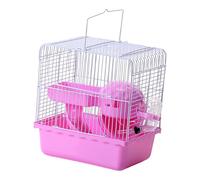 JISADER Guinea Pig Carrier, Ventilated And Versatile Carrier for Rats, 23 X 17 X 26 Cm, for Chinchillas, Pink
