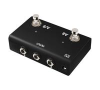 JISADER Guitar Effector Aby Double Channel Selector Practical Easy Carrying 6.35mm Aby Box Electric Guitar Effect Pedal for Concert