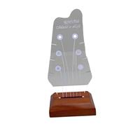 JISADER Guitar Pick Holder with Illuminated Base for Desktop Use And Gift, Style C