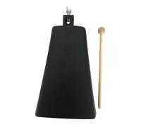 JISADER Iron Cowbell Hand Percussion Music Cowbell Cow Bells Noise Makers for Celebration Drum Set, 9inch