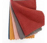 JISADER Jacquard Cleaning Cloths Kitchen Towel, 30cm x 30cm Microfibre Towel, Absorbent Microfibre for Dishwashing, Countertop and General Cleaning, Assorted Colors, 5