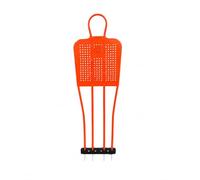 JISADER Junior Football Mannequins, Customizable Soccer Training Dummies with Weighted Base, Equipment for Youth Coaches, Orange